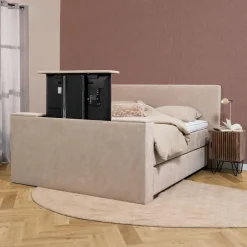 Online Boxspring Media met TV-lift Boxsprings|Twijfelaars
