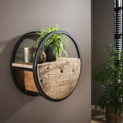 Hot Circle Wandschap Ø50 cm* Wandplanken