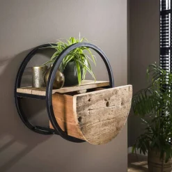 Hot Circle Wandschap Ø50 cm* Wandplanken