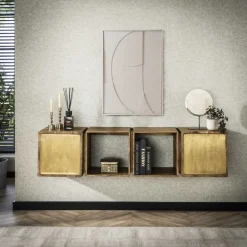 Dressoir 2D brass Nachtkastjes