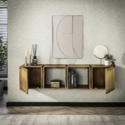 Dressoir 2D brass Nachtkastjes