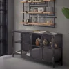 Online Dressoir Rift 4d gun metal Dressoirs