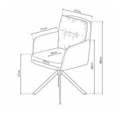 Outlet Eetkamerstoel Babet Eetkamerstoelen