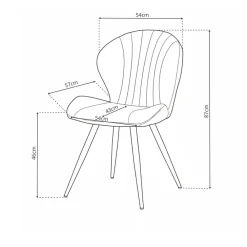 Eetkamerstoel Diamond Eetkamerstoelen