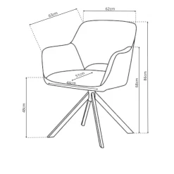 Hot Eetkamerstoel Lynda Eetkamerstoelen
