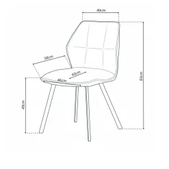 Hot Eetkamerstoel Micha Eetkamerstoelen