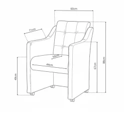 Online Eetkamerstoel Monaco Eetkamerstoelen