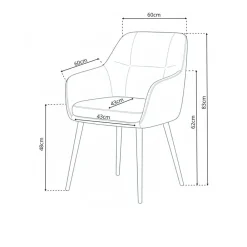 Hot Eetkamerstoel Ricardo Eetkamerstoelen