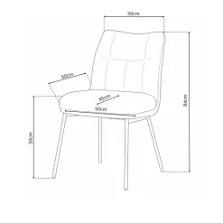 Discount Eetkamerstoel Rico Eetkamerstoelen