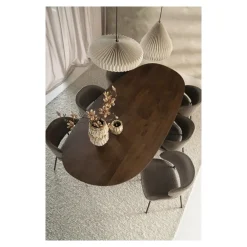 Outlet Eettafel Coco 240x110 cm - lichtbruin Eettafels Chevron-Right