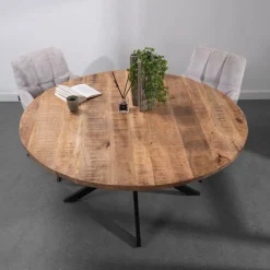 Discount Eettafel Loft rond Eettafels Chevron-Right