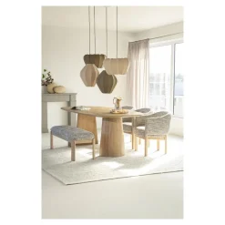 Sale Eettafel Lune 300x105 cm - naturel Eettafels Chevron-Right