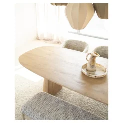 Sale Eettafel Lune 300x105 cm - naturel Eettafels Chevron-Right