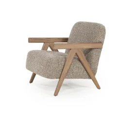 Clearance Fauteuil Francis - taupe Flou Fauteuils