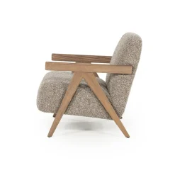 Clearance Fauteuil Francis - taupe Flou Fauteuils