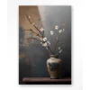 New Glasschilderij Dark Blossom Vase Schilderijen