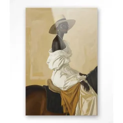 Hot Glasschilderij Horseriding Lady Schilderijen