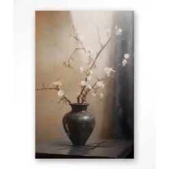 Hot Glasschilderij Light Blossom Vase Schilderijen