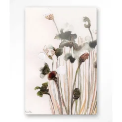 Online Glasschilderij Pastel Flowers 2 Schilderijen
