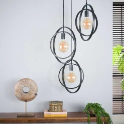 Hanglamp Around 3-lichts getrapt Hanglampen
