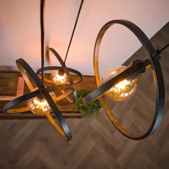 Hanglamp Around 3-lichts getrapt Hanglampen