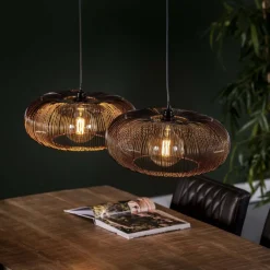 Outlet Hanglamp Copper Twist 2-lichts Hanglampen