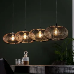 New Hanglamp Copper Twist 4-lichts Hanglampen