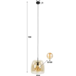 Discount Hanglamp Drift glass Hanglampen