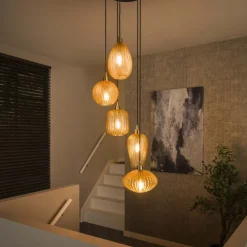 Hanglamp 5L V-shape Pattern getrapt Hanglampen