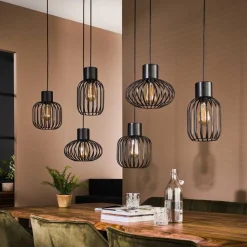 Sale Hanglamp Metal mix 6-lichts Hanglampen