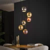 Online Hanglamp Metal print, 6-lichts Hanglampen