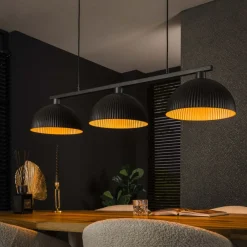 Hanglamp Ribbel 3-lichts Hanglampen