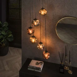 Discount Hanglamp Stellar 6-lichts Hanglampen