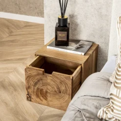 Outlet Nachtkastje zwevend 1L Block Nachtkastjes