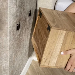Outlet Nachtkastje zwevend 1L Block Nachtkastjes
