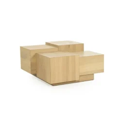 Hot Salontafel Quinten vierkant - naturel Salontafels Chevron-Right