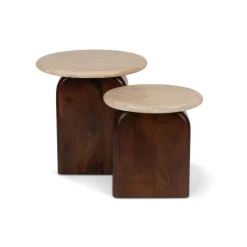 Discount Salontafel Senna, set van 2 Salontafels Chevron-Right