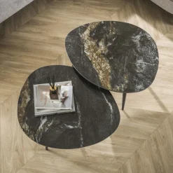 New Salontafel set/2 organisch fossil Salontafels Chevron-Right