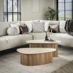 Hot Salontafel set/2 Romano driehoekig Salontafels Chevron-Right