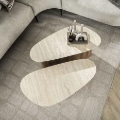Hot Salontafel set/2 Romano driehoekig Salontafels Chevron-Right
