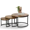 New Salontafel Susan, set van 3 Salontafels Chevron-Right