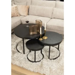 Hot Salontafels Lisa, set van 3 Salontafels Chevron-Right