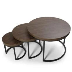 New Salontafels Lisa, set van 3 Salontafels Chevron-Right