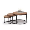 Clearance Salontafels Lisa, set van 3 Salontafels Chevron-Right