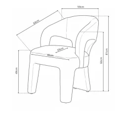 Online Stoel Vieve Eetkamerstoelen