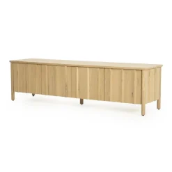 Discount TV meubel Jake 4 drs. - naturel Tv-Meubels