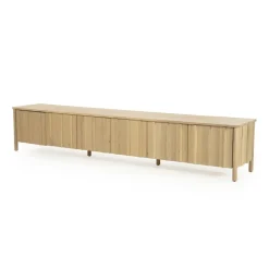 TV meubel Jake 6 drs. - naturel Tv-Meubels