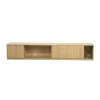 Outlet TV meubel Milo 240 cm - naturel Tv-Meubels