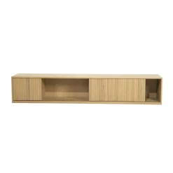 Outlet TV meubel Milo 240 cm - naturel Tv-Meubels