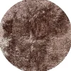 New Vloerkleed LoveShaggy LichtBruin Rond